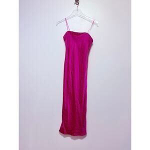 Amanda Uprichard Midi Dress in Fuscbia Size XS